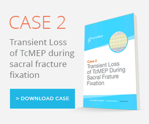 Case Study: Transient loss of TcMEP during sacral fracture fixation
